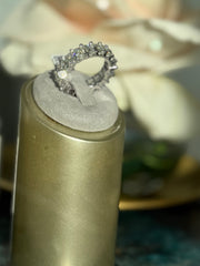 Eternity Emerald cut lab diamond Ring