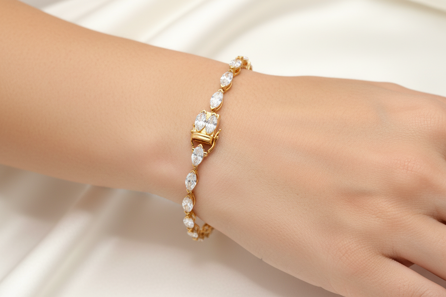 Marquee Lab Diamonds Tennis Bracelet