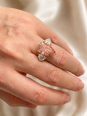 The Eternal Blush Trilogy 7.10ct Pink Diamond Ring