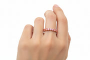 Pink Diamond Eternity Ring