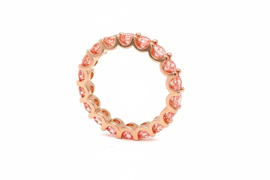 Pink Diamond Eternity Ring