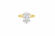3.20ct Oval Diamond Solitaire Engagement Ring