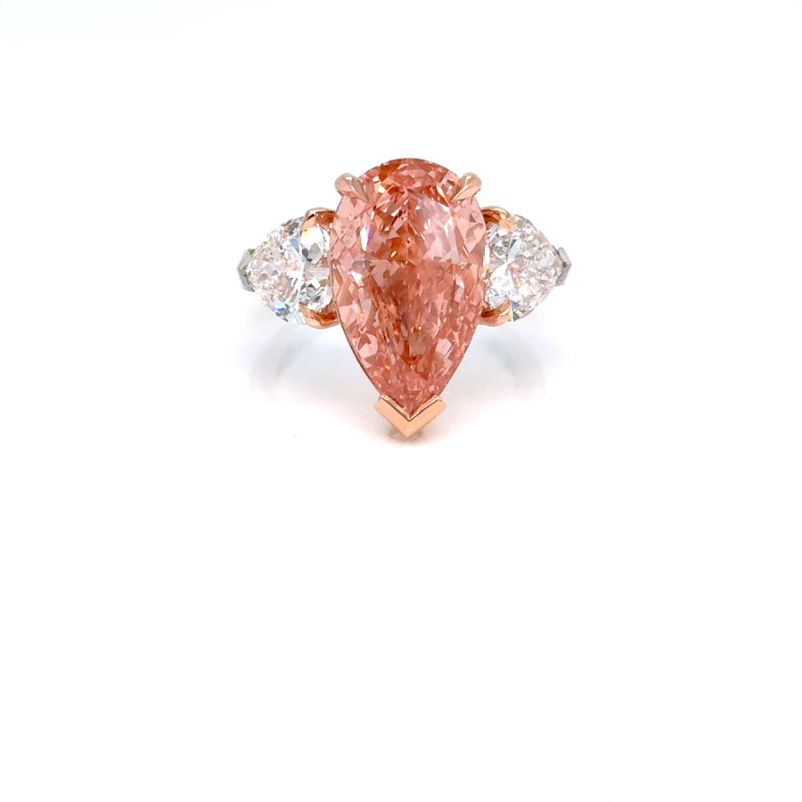 The Eternal Blush Trilogy 7.10ct Pink Diamond Ring