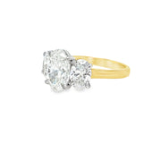 Trilogy Oval diamond 18k Ring