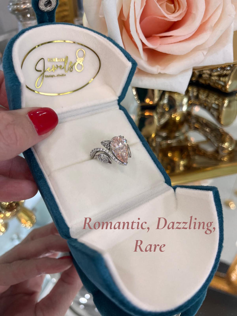 Lab grown Pink Diamond Ring