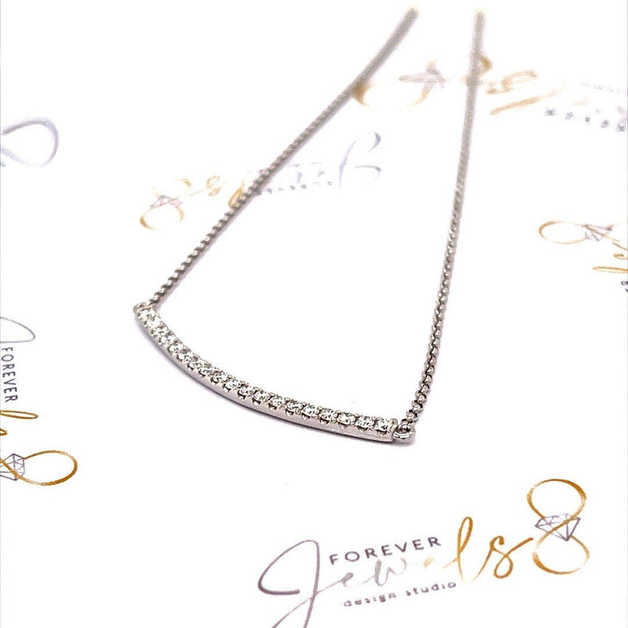 Bar Diamond Necklace - ForeverJewels Design Studio 8