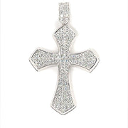 Black and White Diamond Cross Pendant - ForeverJewels Design Studio 8