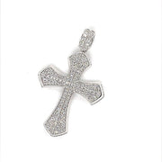 Black and White Diamond Cross Pendant - ForeverJewels Design Studio 8