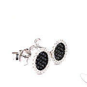 Black and white Diamond Studs - ForeverJewels Design Studio 8