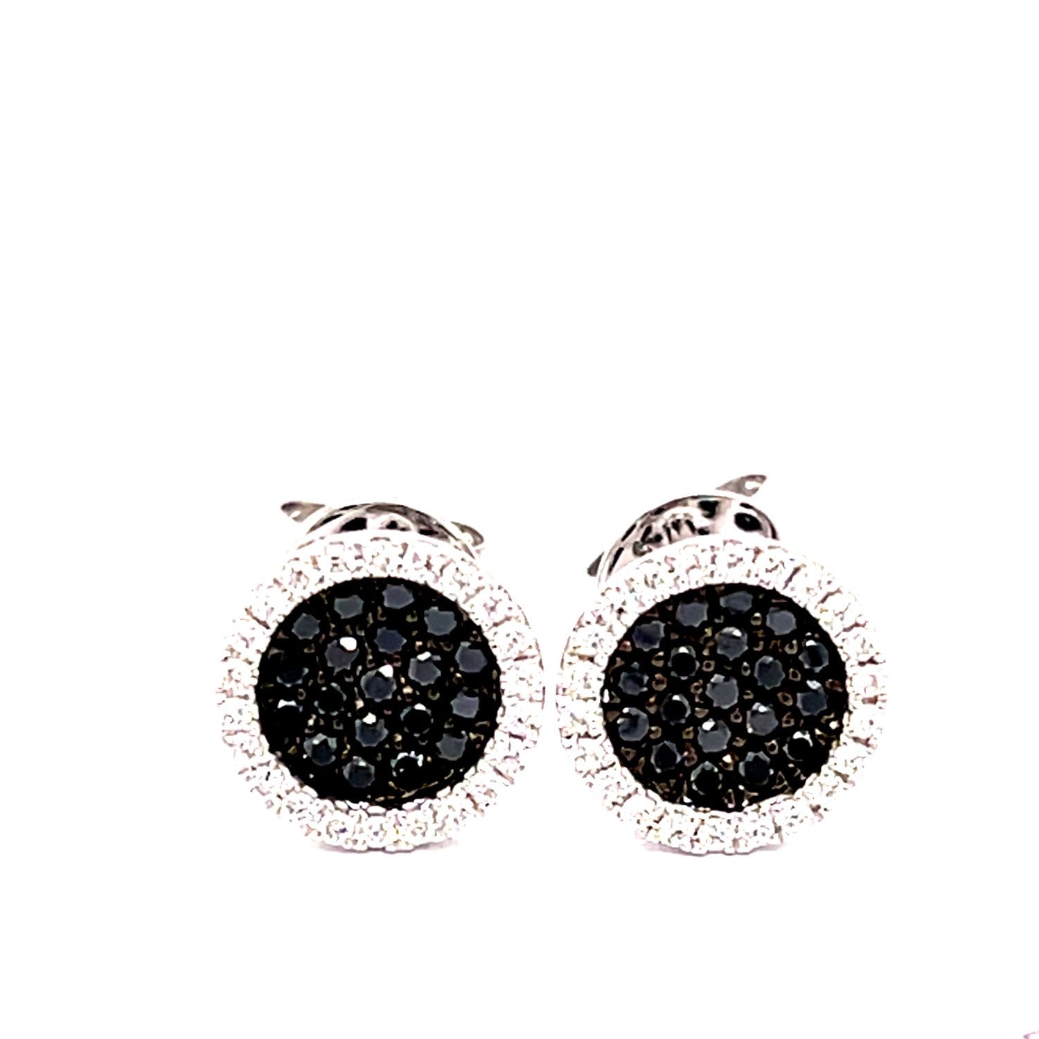 Black and white Diamond Studs - ForeverJewels Design Studio 8