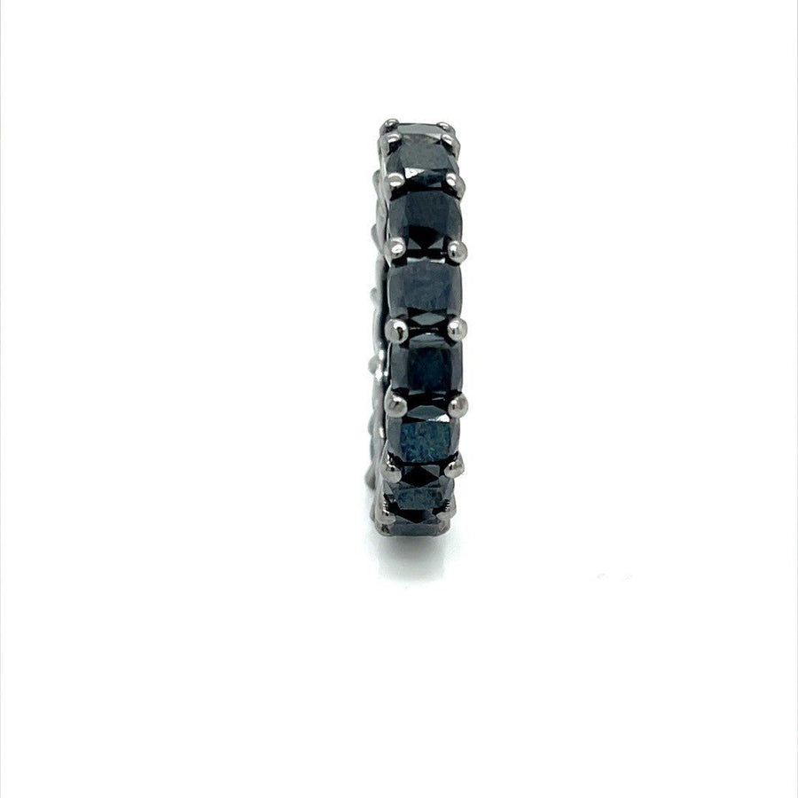 Black Diamond Eternity Ring - ForeverJewels Design Studio 8