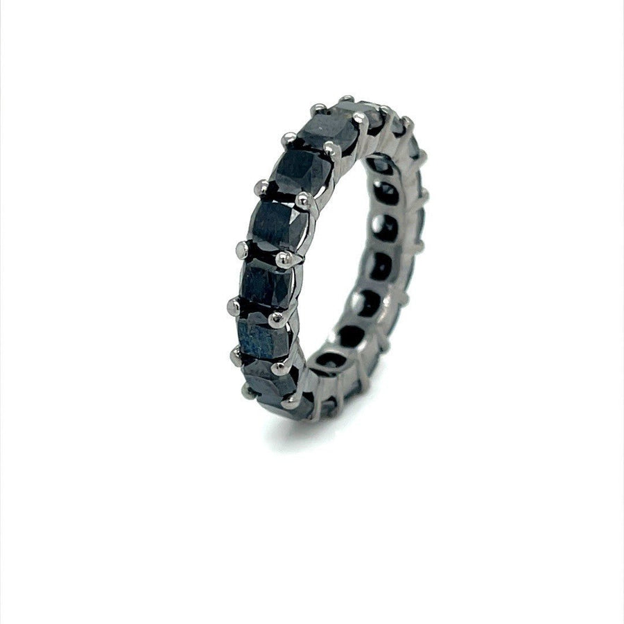 Black Diamond Eternity Ring - ForeverJewels Design Studio 8