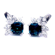 Blue lagoon Tourmaline &Diamond Earrings - ForeverJewels Design Studio 8