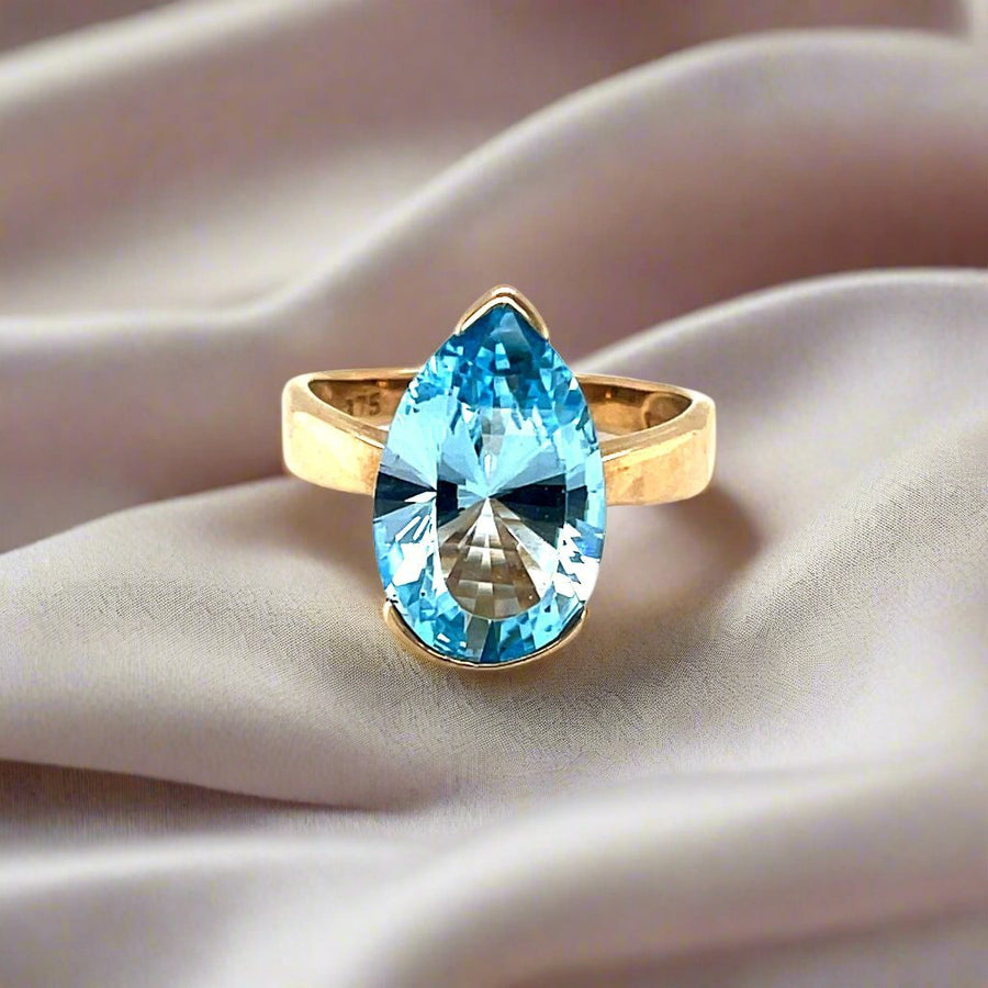 Blue Topaz Ring - ForeverJewels Design Studio 8