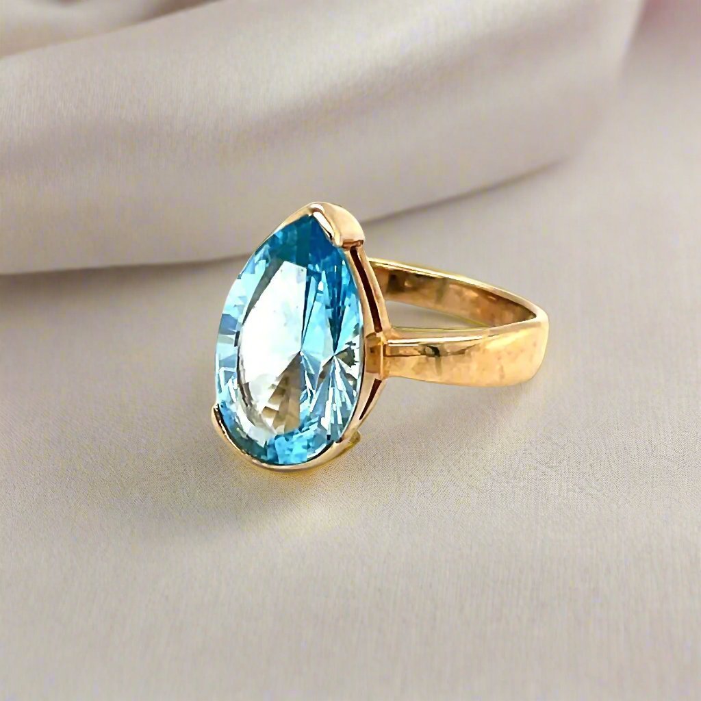 Blue Topaz Ring - ForeverJewels Design Studio 8