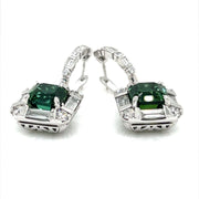 Chrome Green Tourmaline and Diamonds Earrings - ForeverJewels Design Studio 8