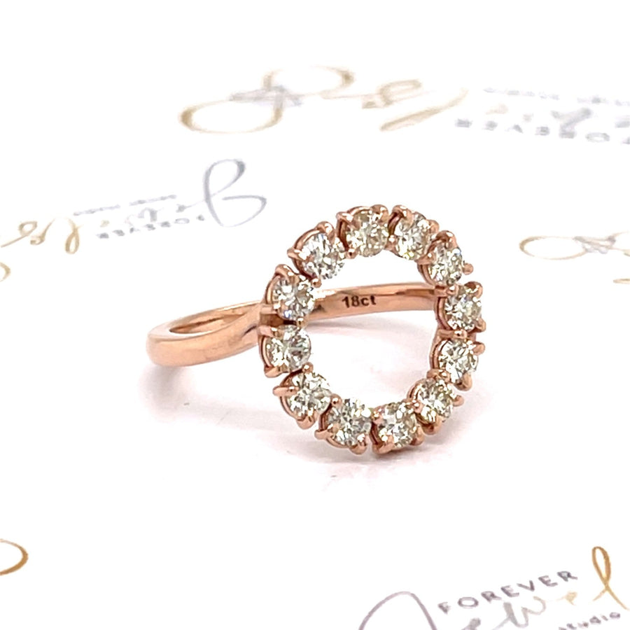 Circle of Love diamond Ring - ForeverJewels Design Studio 8