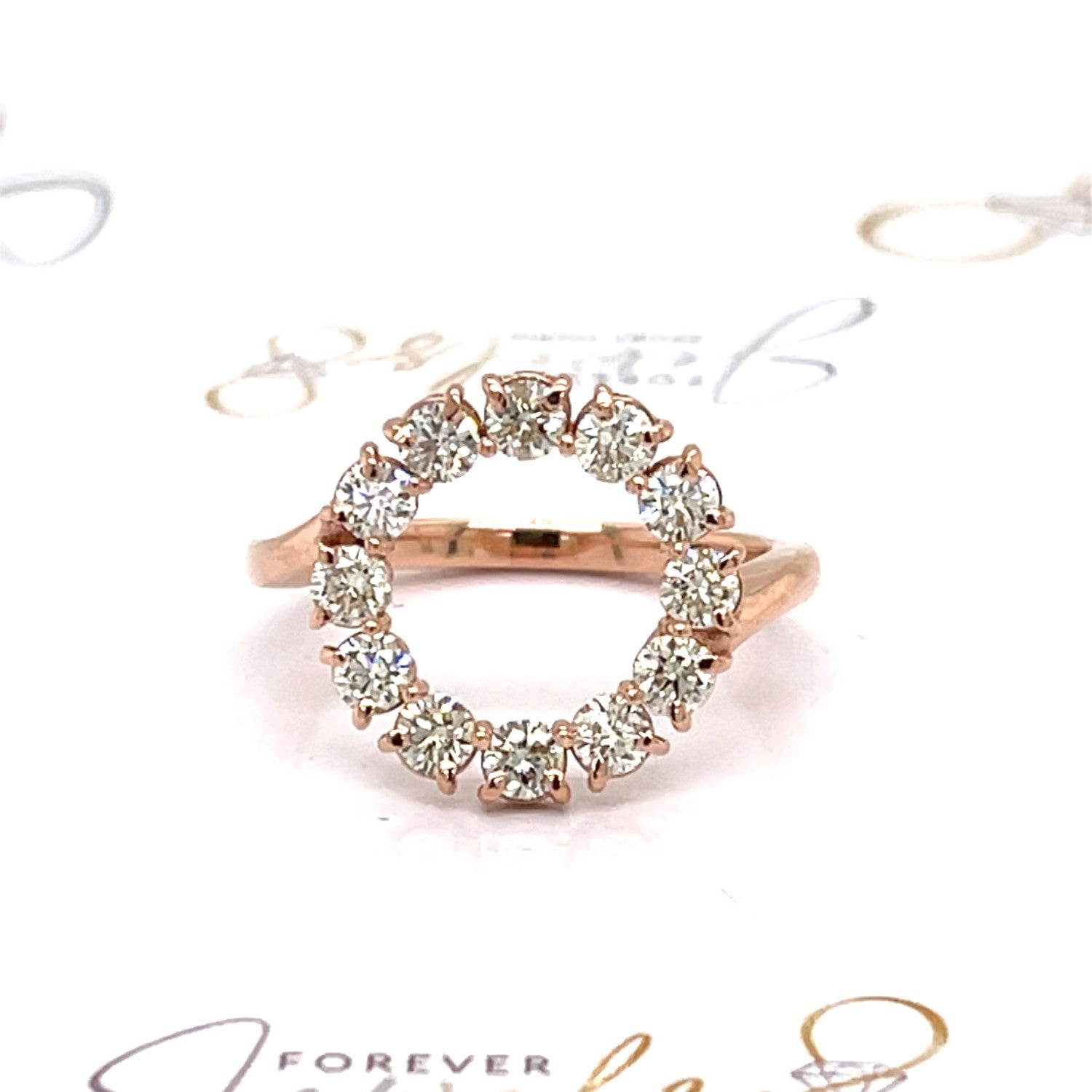 Circle of Love diamond Ring - ForeverJewels Design Studio 8