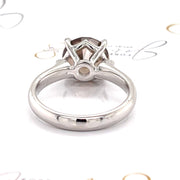 Cognac Zircon White Gold Ring - ForeverJewels Design Studio 8