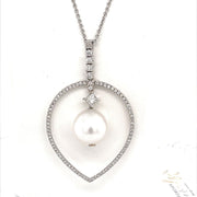 Diamond and South Sea Pearl Pendant - ForeverJewels Design Studio 8