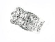 Diamond Flower Dress Ring in White Gold - ForeverJewels Design Studio 8