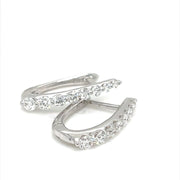 Diamond Huggie Earrings - ForeverJewels Design Studio 8