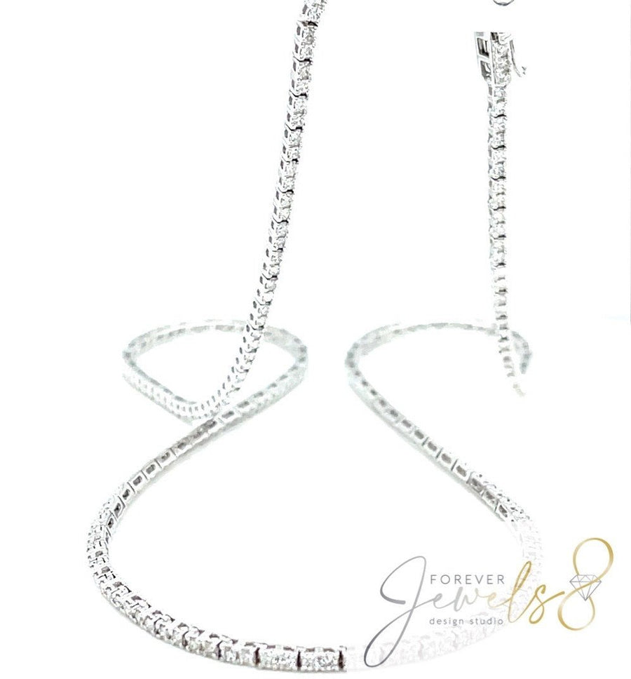 Diamond Tennis Necklace - ForeverJewels Design Studio 8