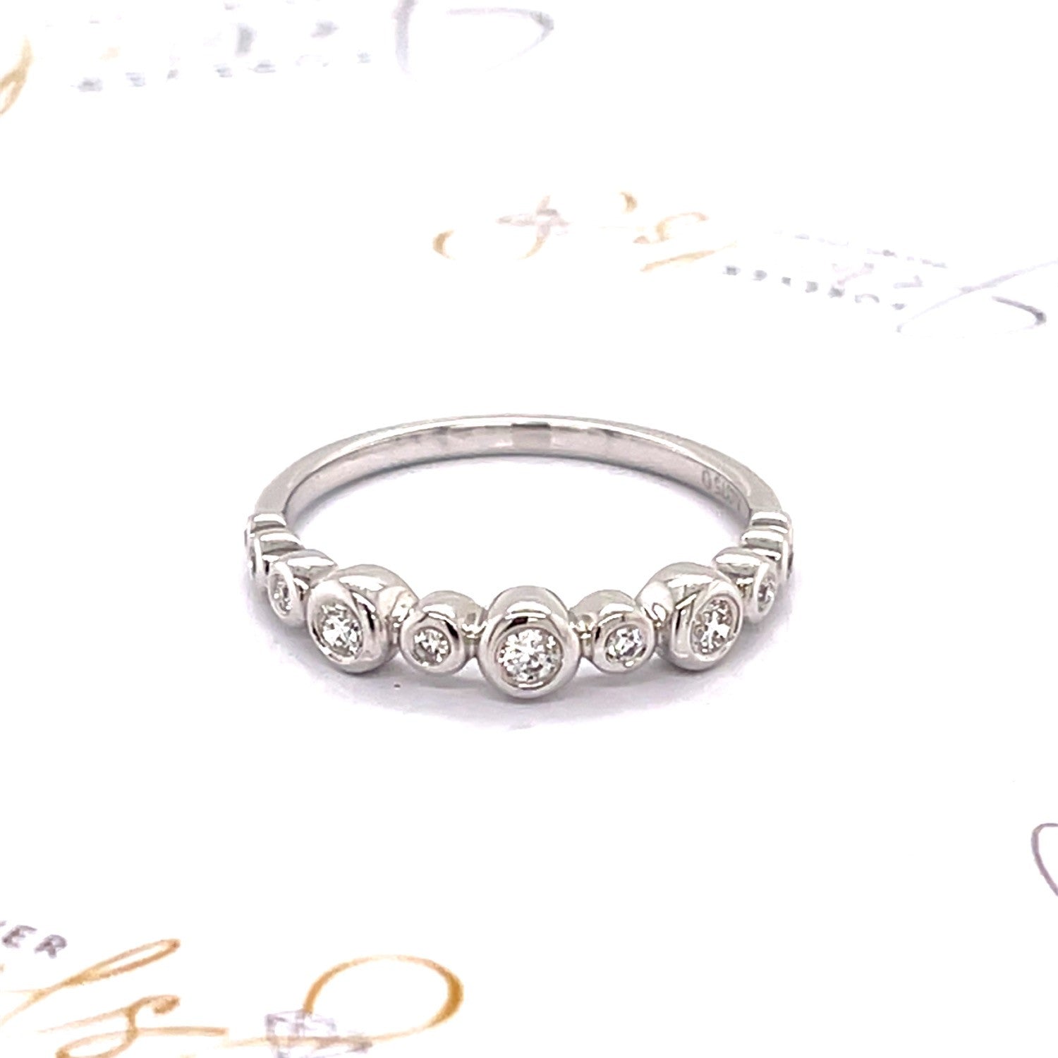 Diamond wedder stackable Ring - ForeverJewels Design Studio 8