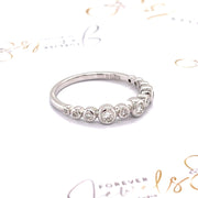 Diamond wedder stackable Ring - ForeverJewels Design Studio 8