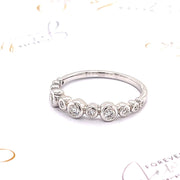 Diamond wedder stackable Ring - ForeverJewels Design Studio 8