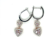 Elegant Pink Diamond Earrings - ForeverJewels Design Studio 8