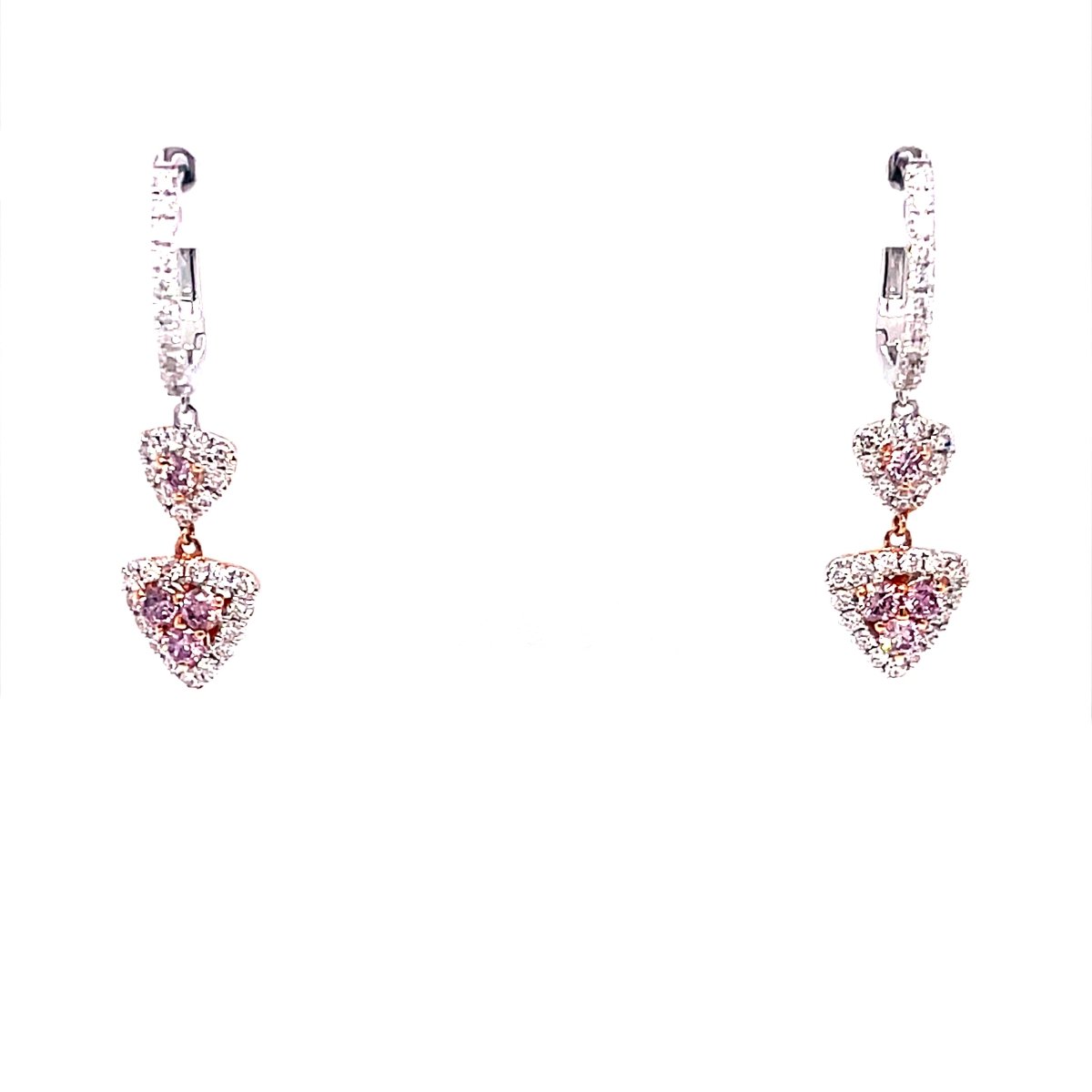 Elegant Pink Diamond Earrings - ForeverJewels Design Studio 8