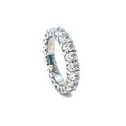 Eternity oval lab Diamonds Ring - ForeverJewels Design Studio 8