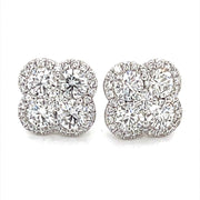 Four leaf clover Diamond studs - ForeverJewels Design Studio 8