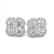 Four leaf clover Diamond studs - ForeverJewels Design Studio 8