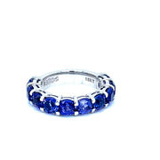 Half Eternity Tanzanite Ring - ForeverJewels Design Studio 8