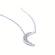 Half Moon Diamond Pendant - ForeverJewels Design Studio 8