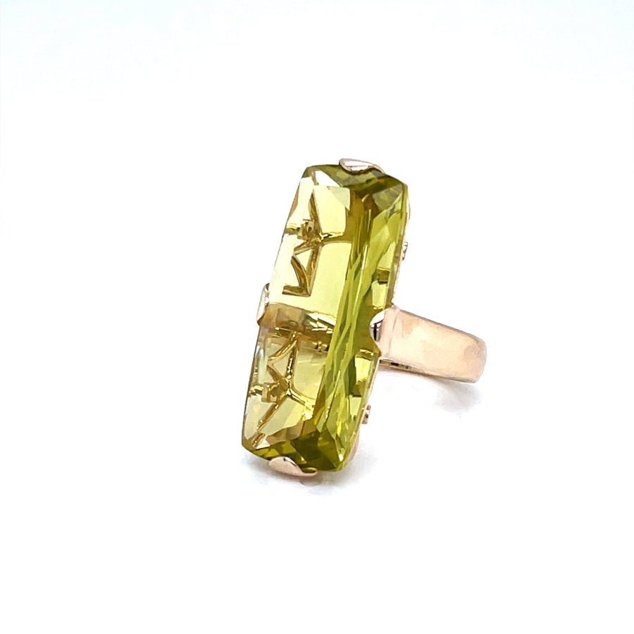 Lemon Quartz 9k yellow gold Ring - ForeverJewels Design Studio 8