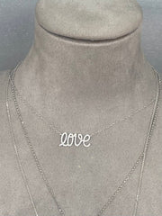 Love Diamond letter necklace - ForeverJewels Design Studio 8