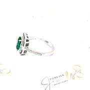 Mint Green Tourmaline and Diamond Ring - ForeverJewels Design Studio 8