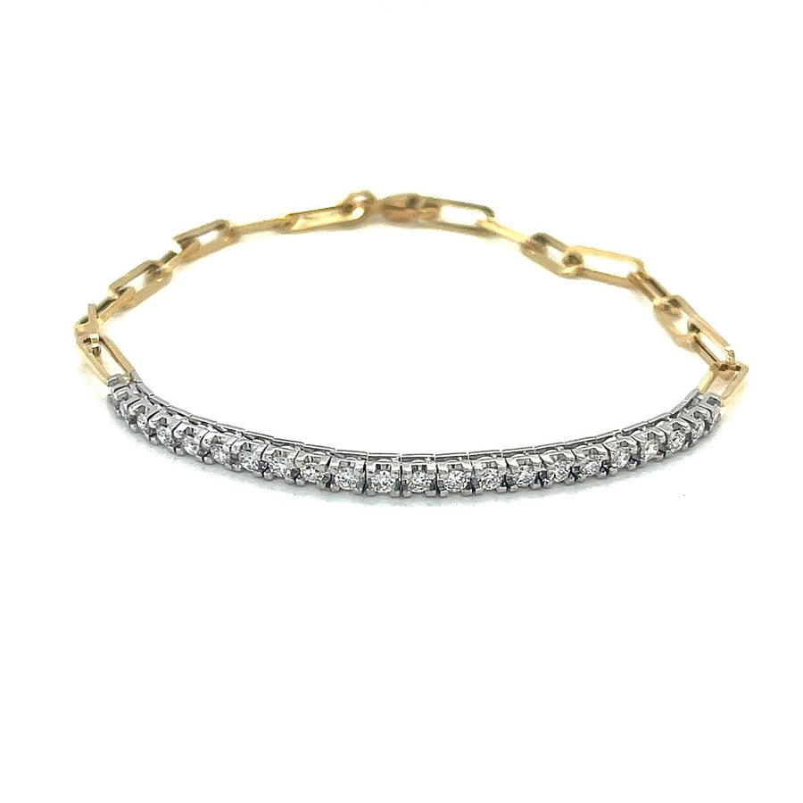 Paperclip Lab Diamond Tennis bracelet - ForeverJewels Design Studio 8