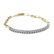 Paperclip Lab Diamond Tennis bracelet - ForeverJewels Design Studio 8