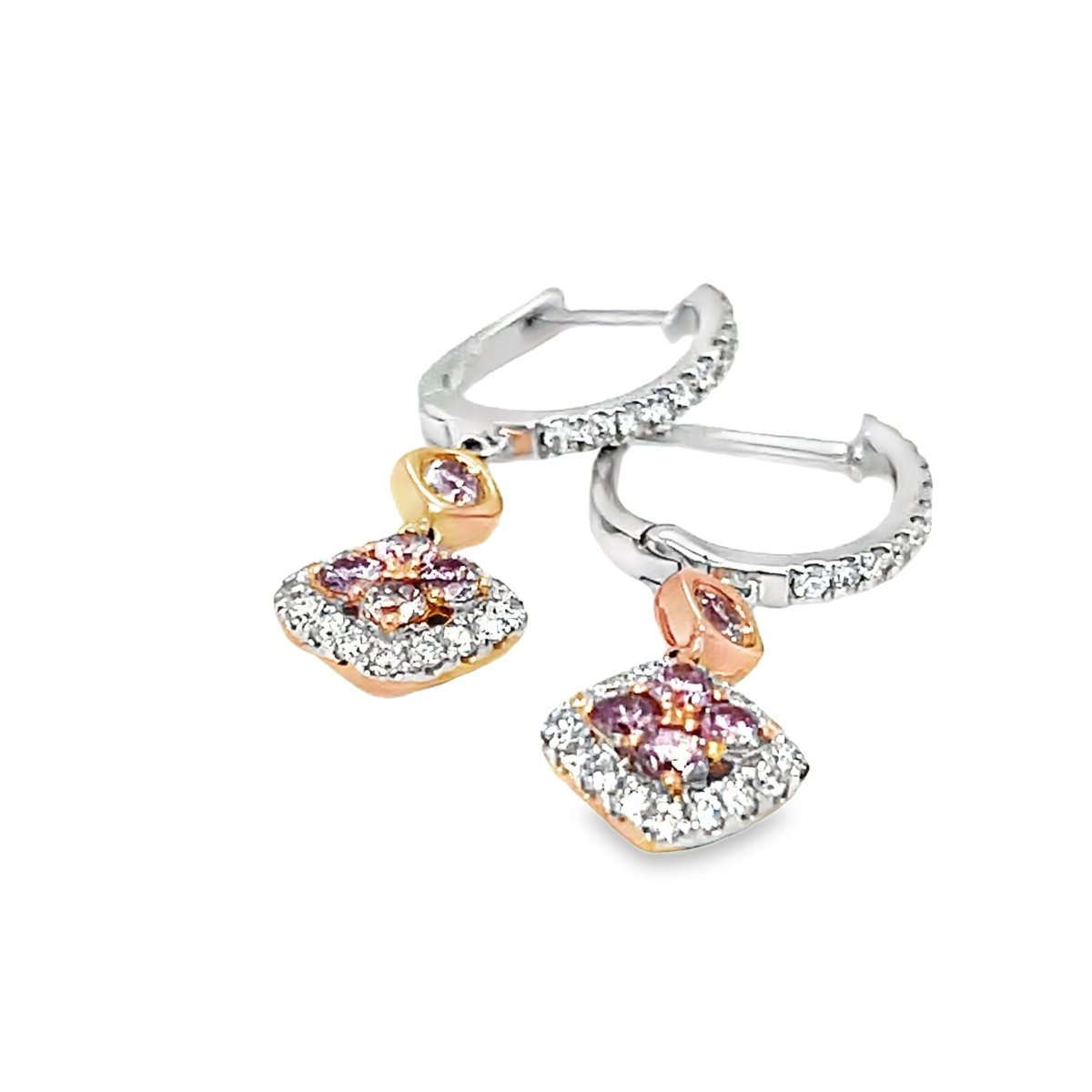 Pink Diamond Earrings - ForeverJewels Design Studio 8