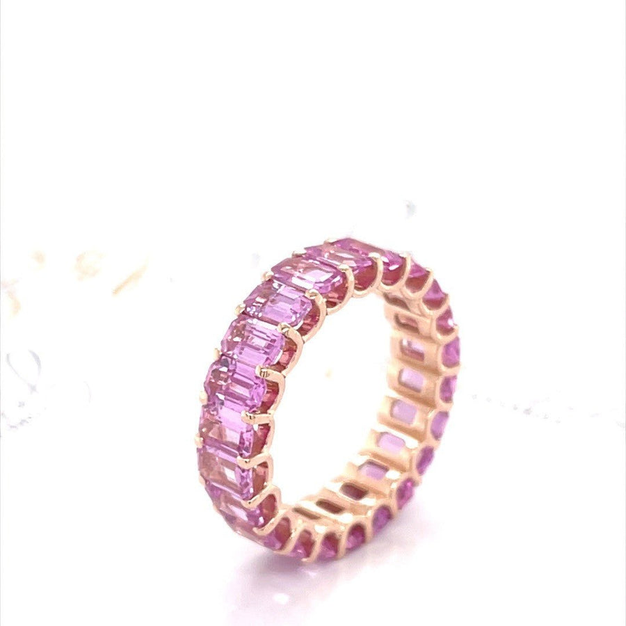 Pink Sapphire Eternity Ring - ForeverJewels Design Studio 8