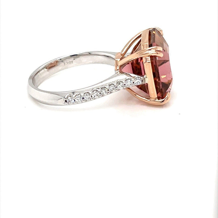 Pink Tourmaline and Diamond Ring - ForeverJewels Design Studio 8