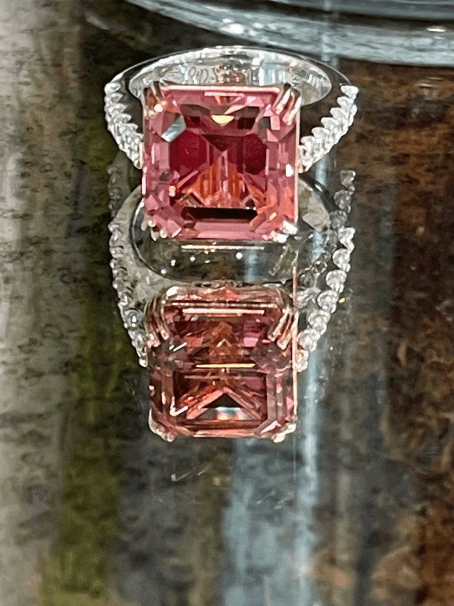 Pink Tourmaline and Diamond Ring - ForeverJewels Design Studio 8