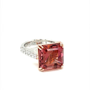 Pink Tourmaline and Diamond Ring - ForeverJewels Design Studio 8