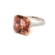 Pink Tourmaline and Diamond Ring - ForeverJewels Design Studio 8