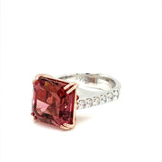 Pink Tourmaline and Diamond Ring - ForeverJewels Design Studio 8