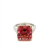 Pink Tourmaline and Diamond Ring - ForeverJewels Design Studio 8